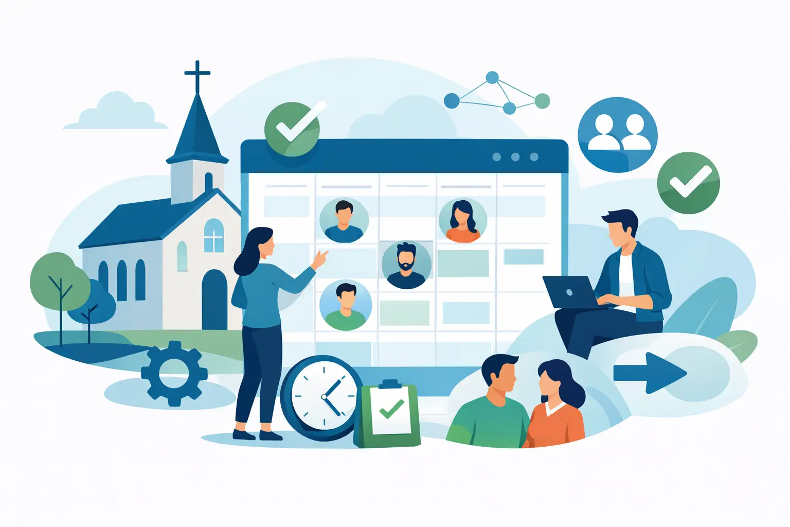 How a Church Volunteer Scheduling Tool Helps